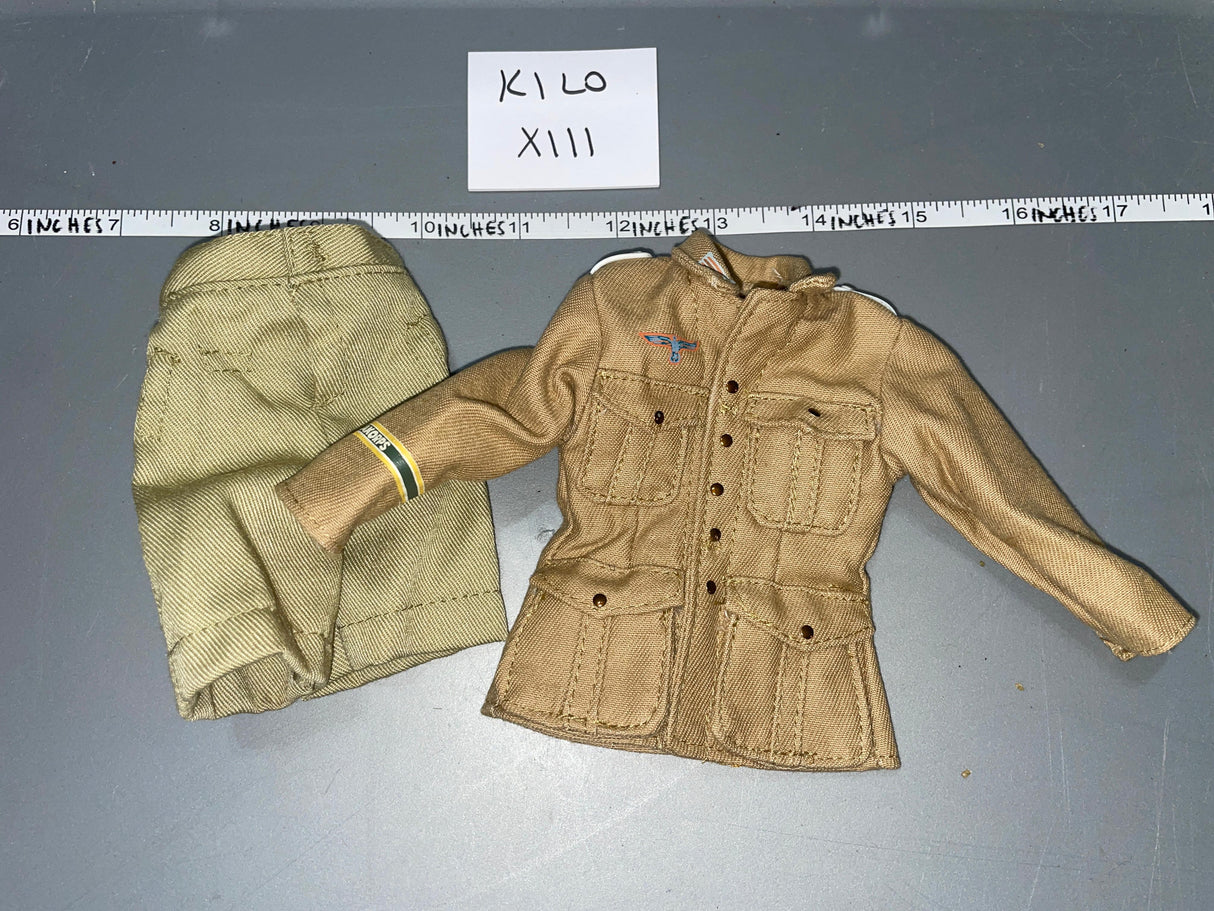1/6 Scale WWII German Tropical Afrika Korps Uniform
