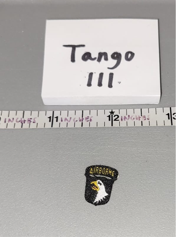 1:6 WWII US Paratrooper 101st Patch