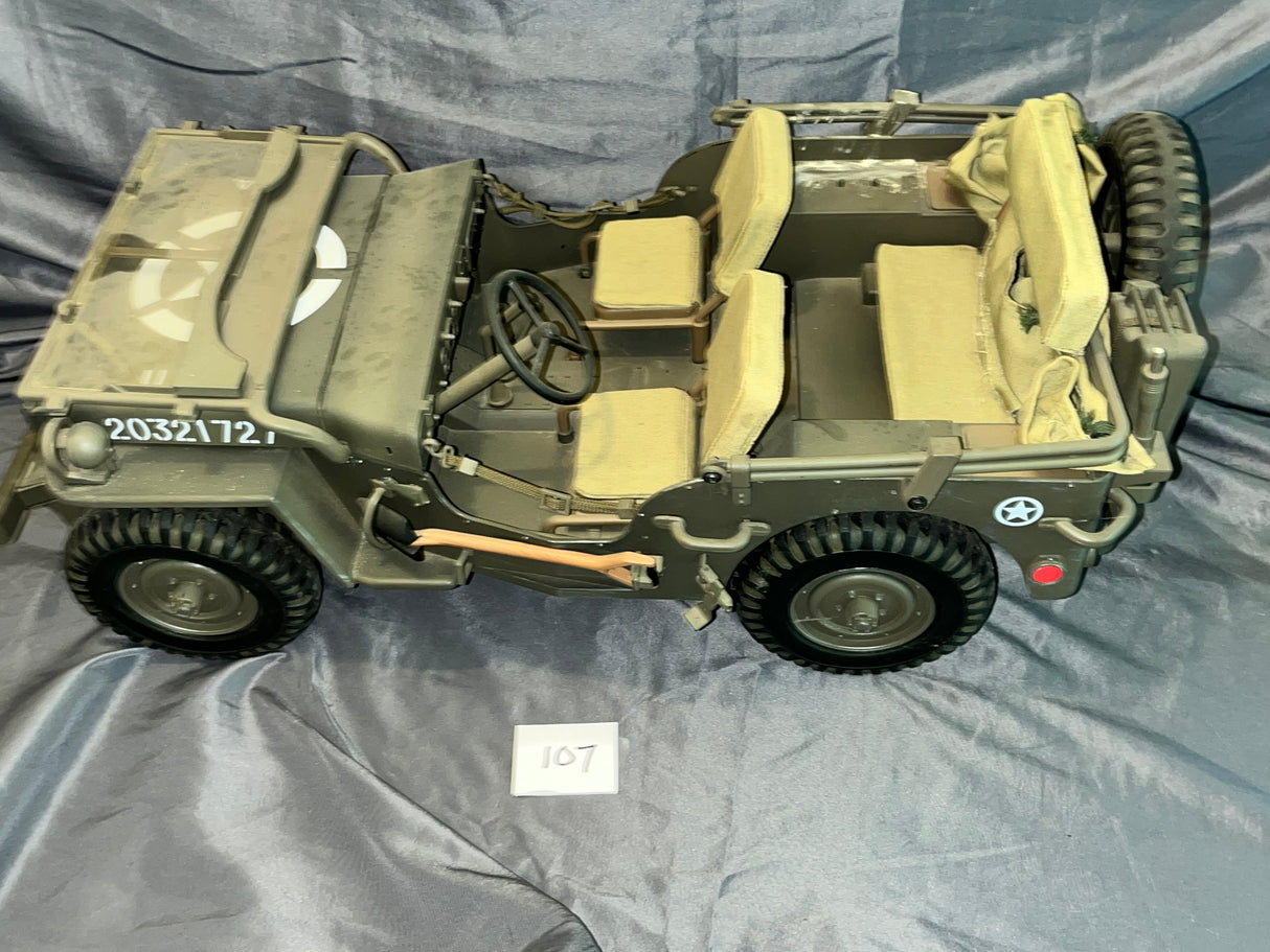 1/6 Scale WWII US Jeep - Ultimate Soldier - Weathered