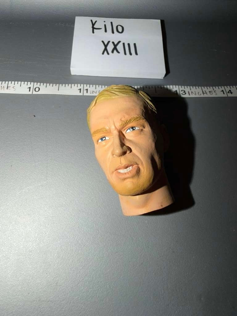 1/6 Scale WWII US Blonde Hair Head Sculpt - Kilo XXIII