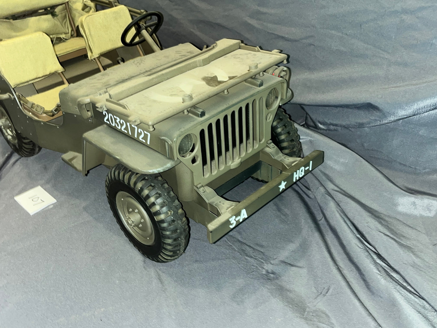 1/6 Scale WWII US Jeep - Ultimate Soldier - Weathered