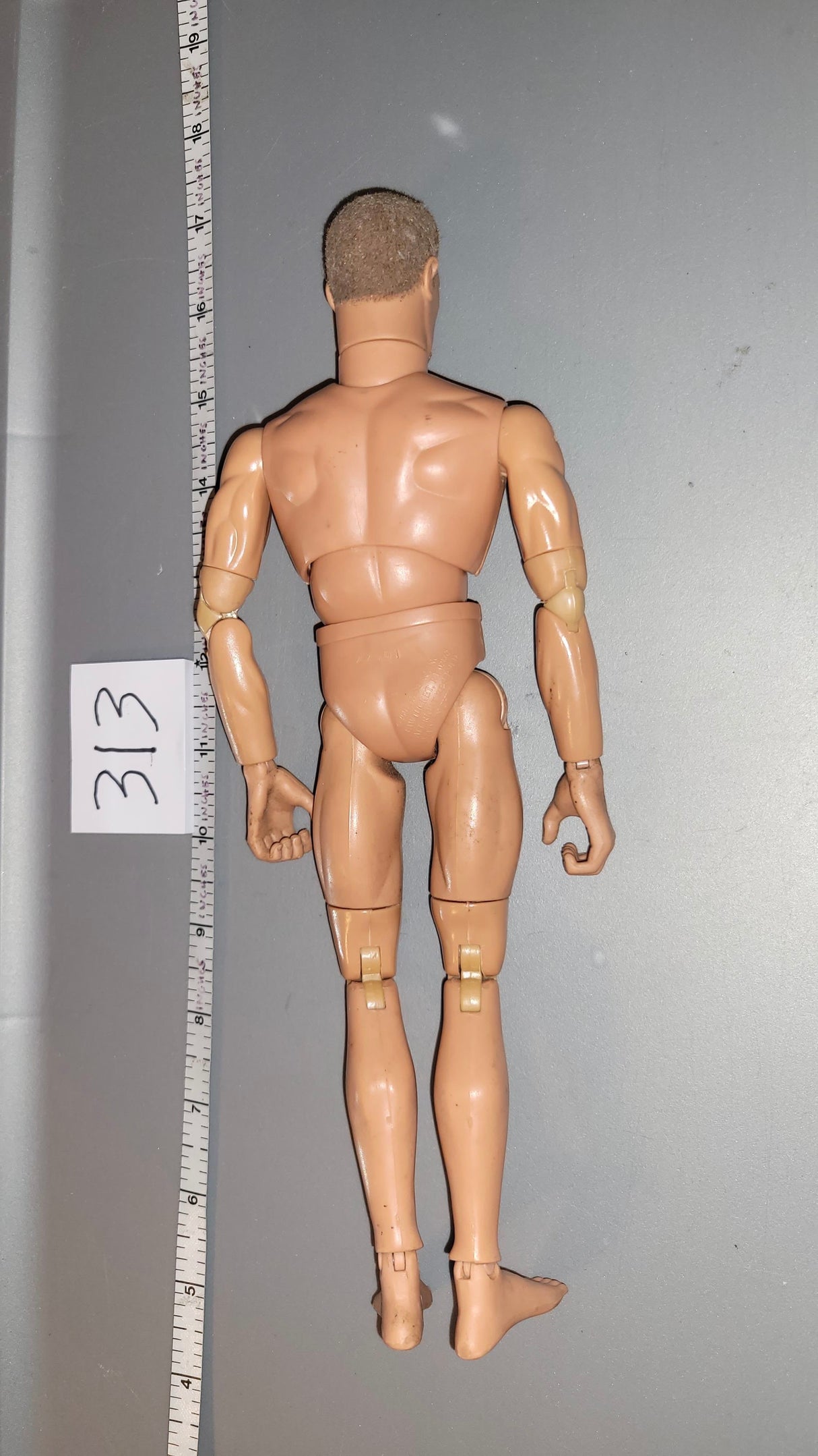 1/6 Scale Nude GI Joe Super Articulated Figure - Flocked