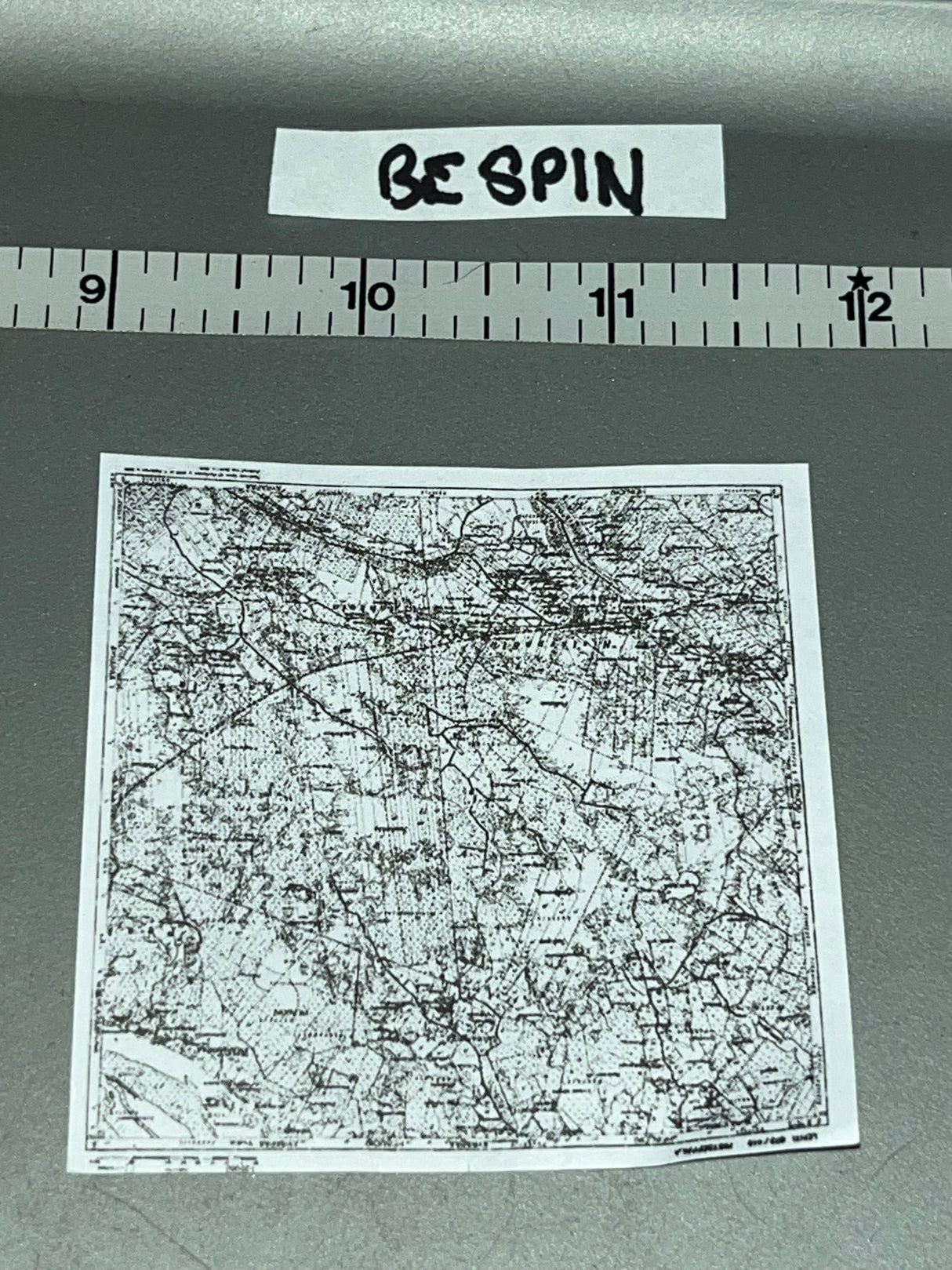 1/6 Scale WWII German Map