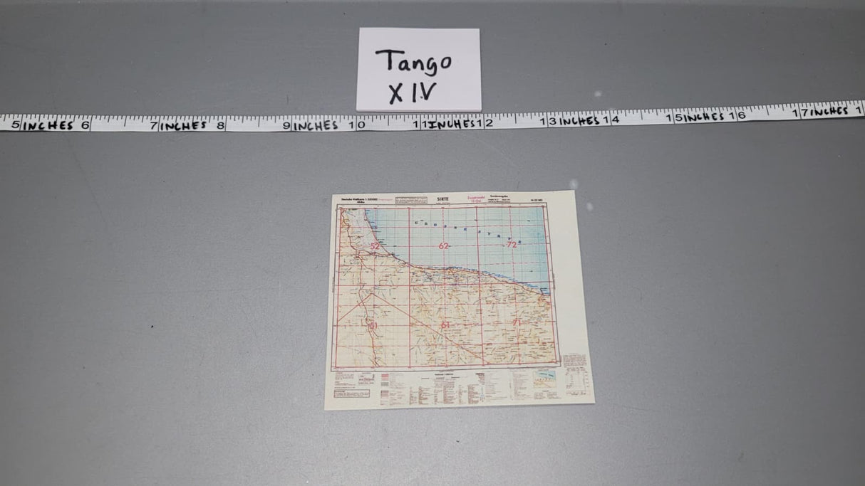 1:6 Scale WWII German Map