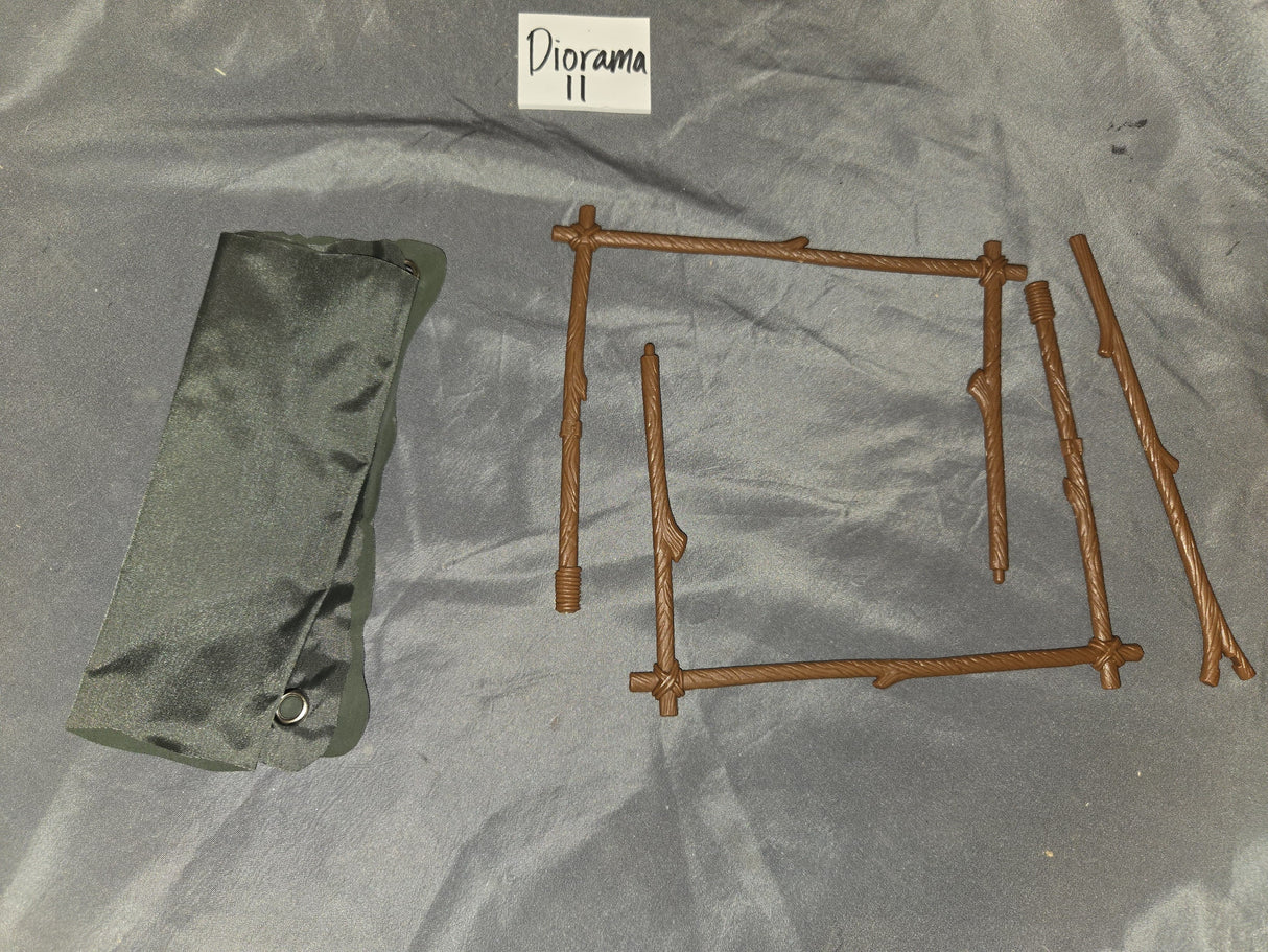 1/6 Scale Modern Era Shelter Lean-To Survival Tent