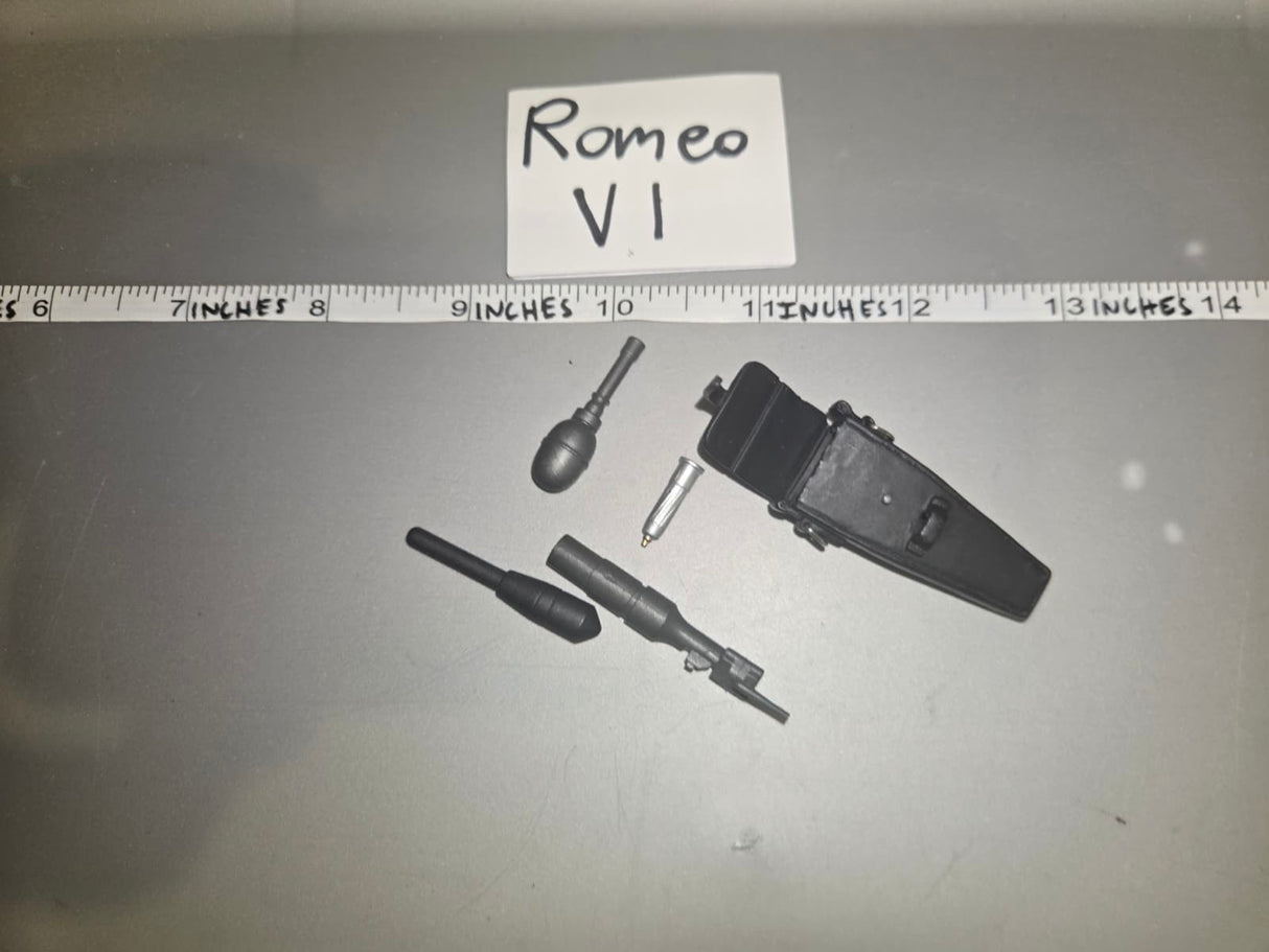 1:6 WWII German Rifle Grenade Lot