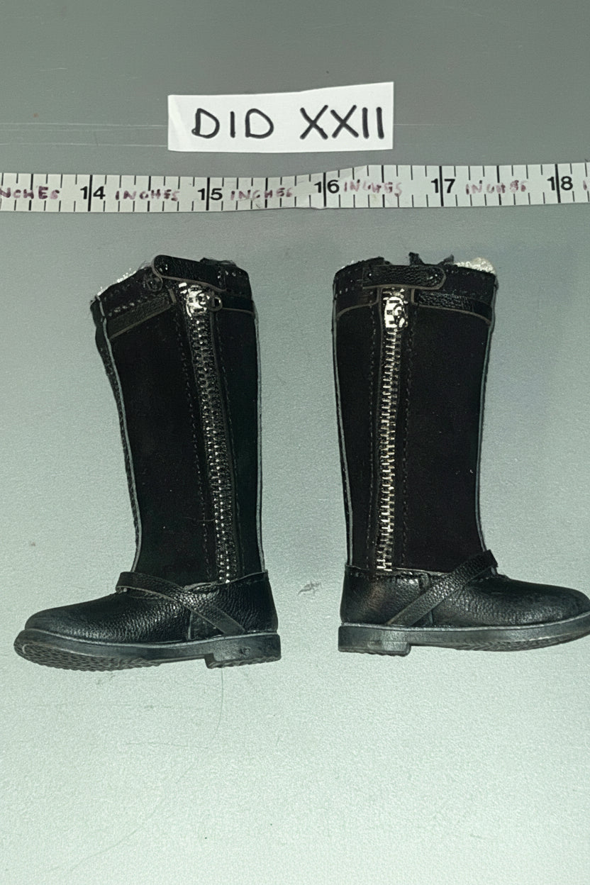 1/6 Scale DID WWII German Flight Boots - Luftwaffe Pilot Erich Hartman