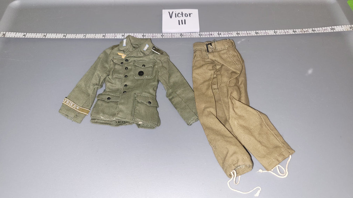 1/6 Scale WWII German Tropical Afrika Korps Uniform