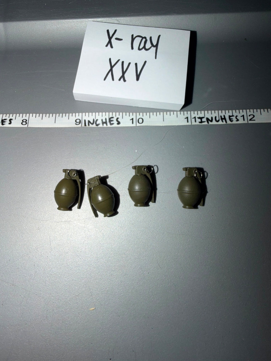 1/6 Scale WWII US M2 Pineapple Grenade Lot - X-ray XXV