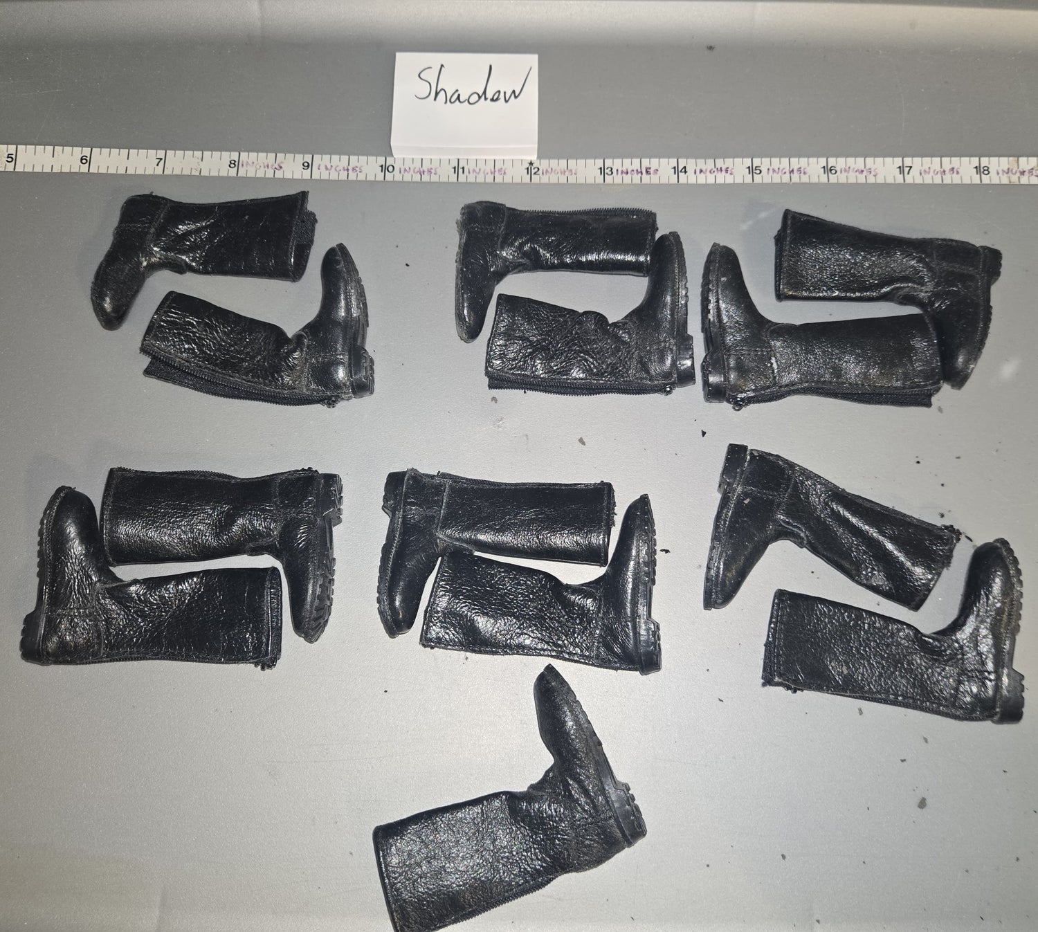 1/6 Scale WWII German Jack Boot Lot - Damaged