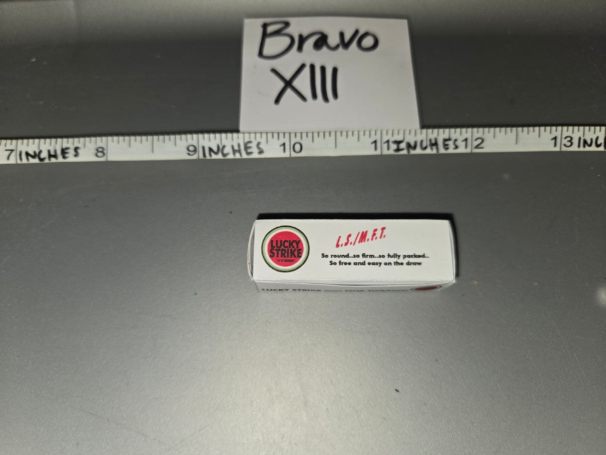 1/6 Scale WWII US Lucky Strike Cigarette Pack - Bravo XIII