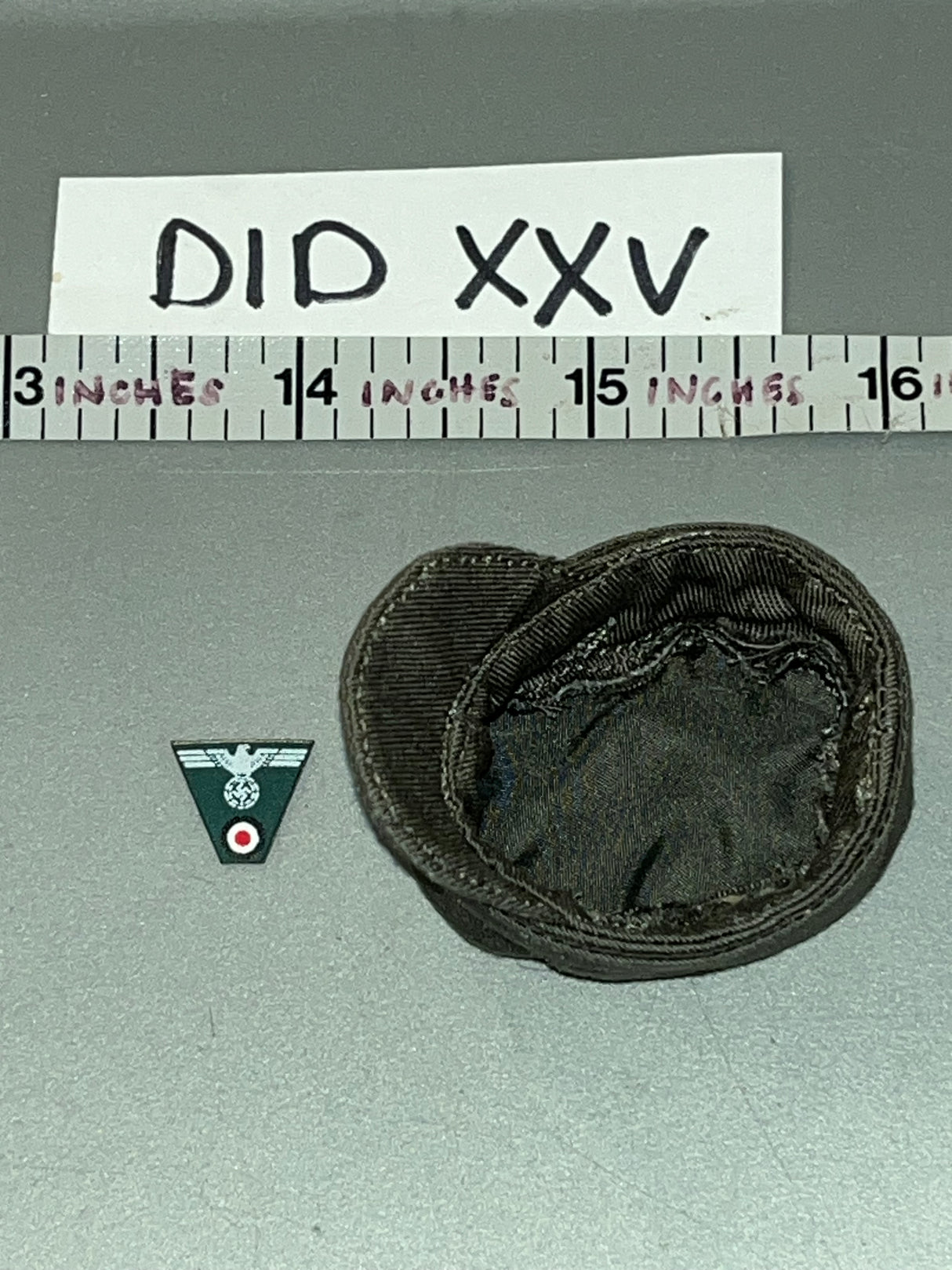 1/6 Scale WWII German Field Cap and Hat - DID Steiner D80188