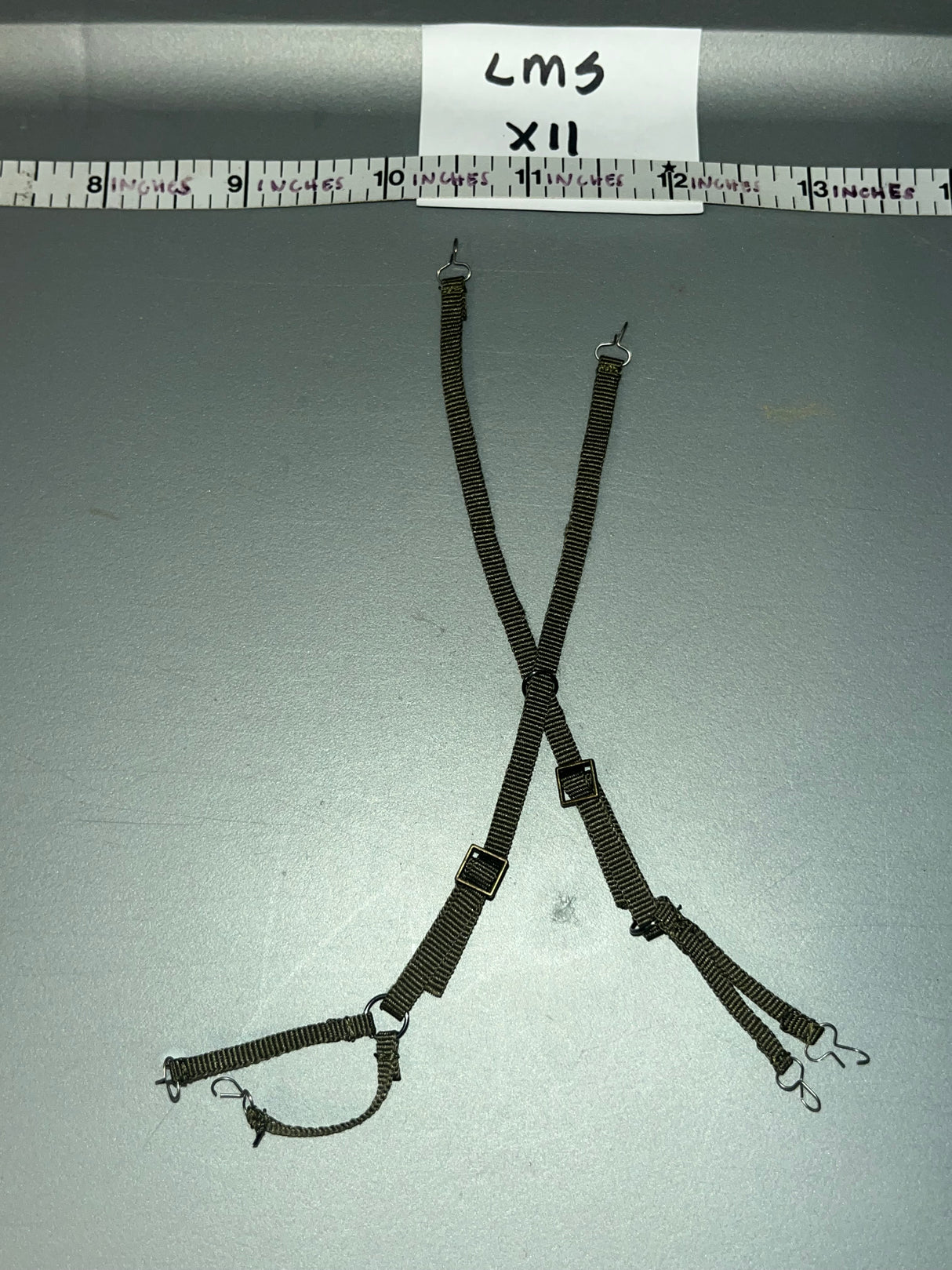 1/6 Scale Vietnam US Marine Suspenders - USMC Hue  - QORange