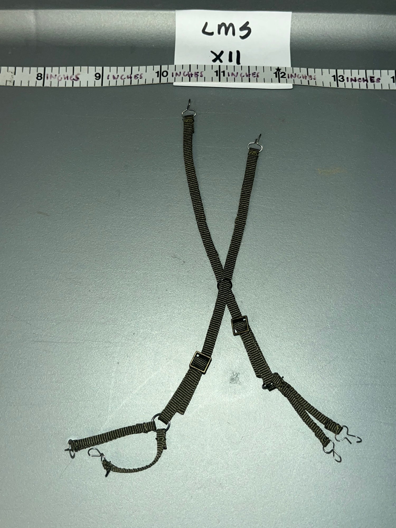 1/6 Scale Vietnam US Marine Suspenders - USMC Hue  - QORange