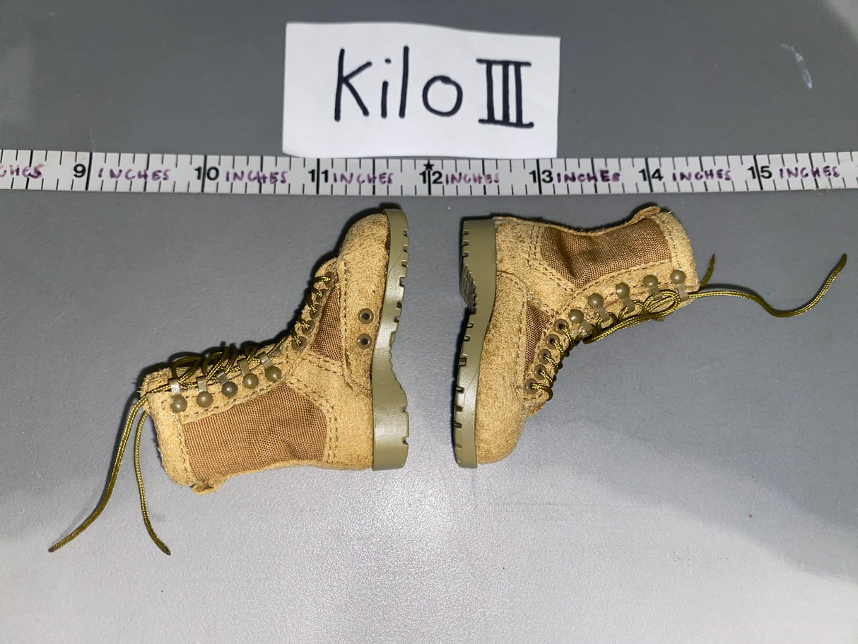 1/6 Scale Modern Era Cloth / Leather Combat Boots