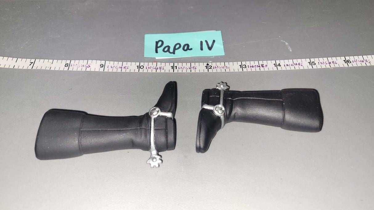 1/6 Scale Revolutionary War Napoleonic Western Boots