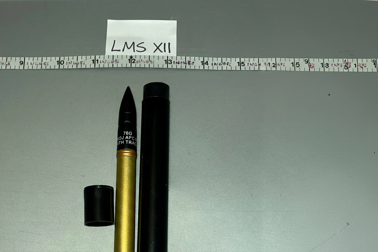 1:6 Scale WWII US Tanker 76mm Shell Ammunition and Tube - Coon Ass Loader - Facepool