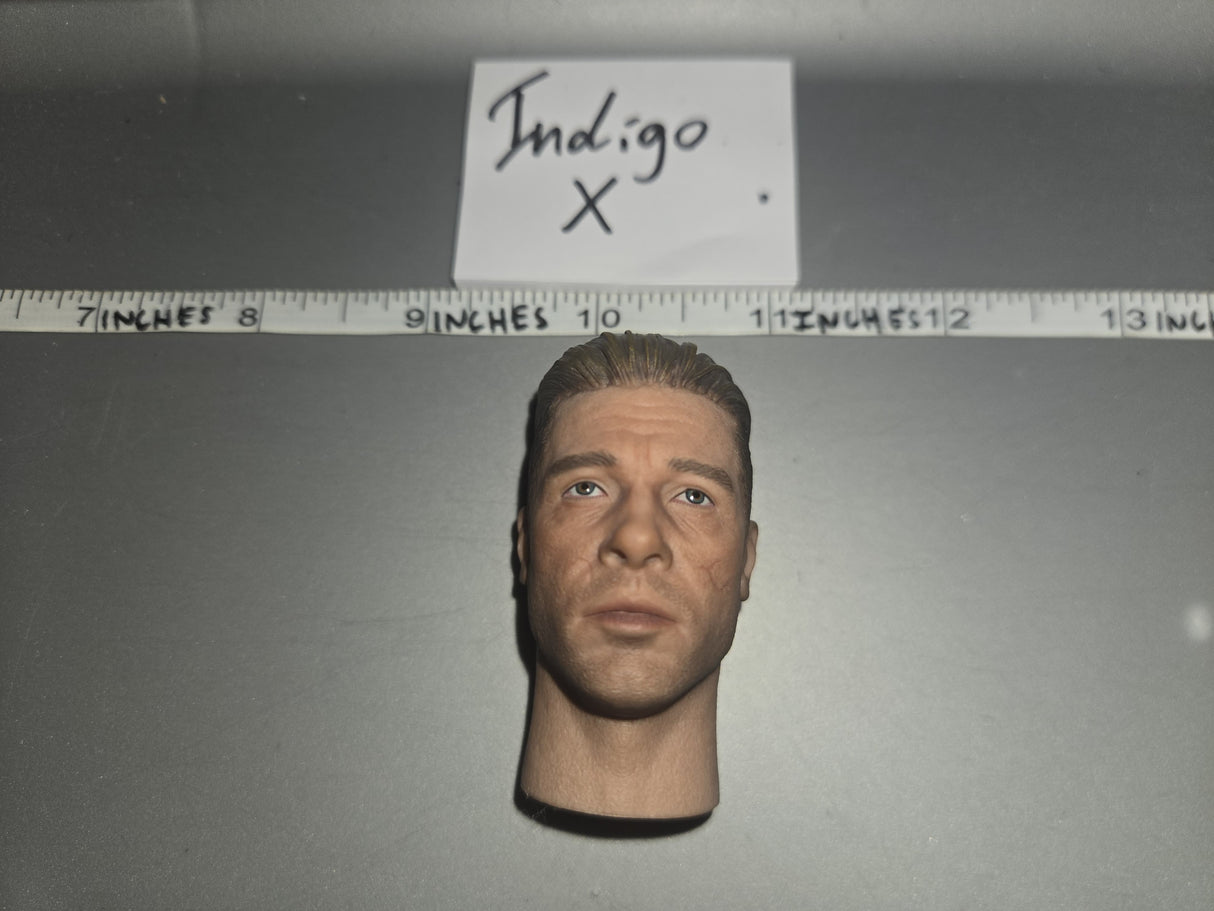 1/6 Scale WWII Fury Brad Pitt Head Sculpt