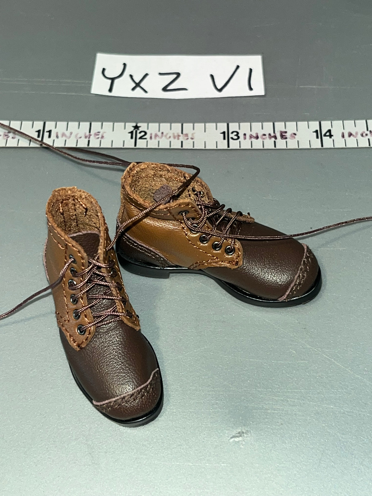 1:6 Scale WWII German Leather Boots - UJINDOU UD9051 11.FrW.Pz.Gren.Div"Nordland" Vistula- Oder 1945