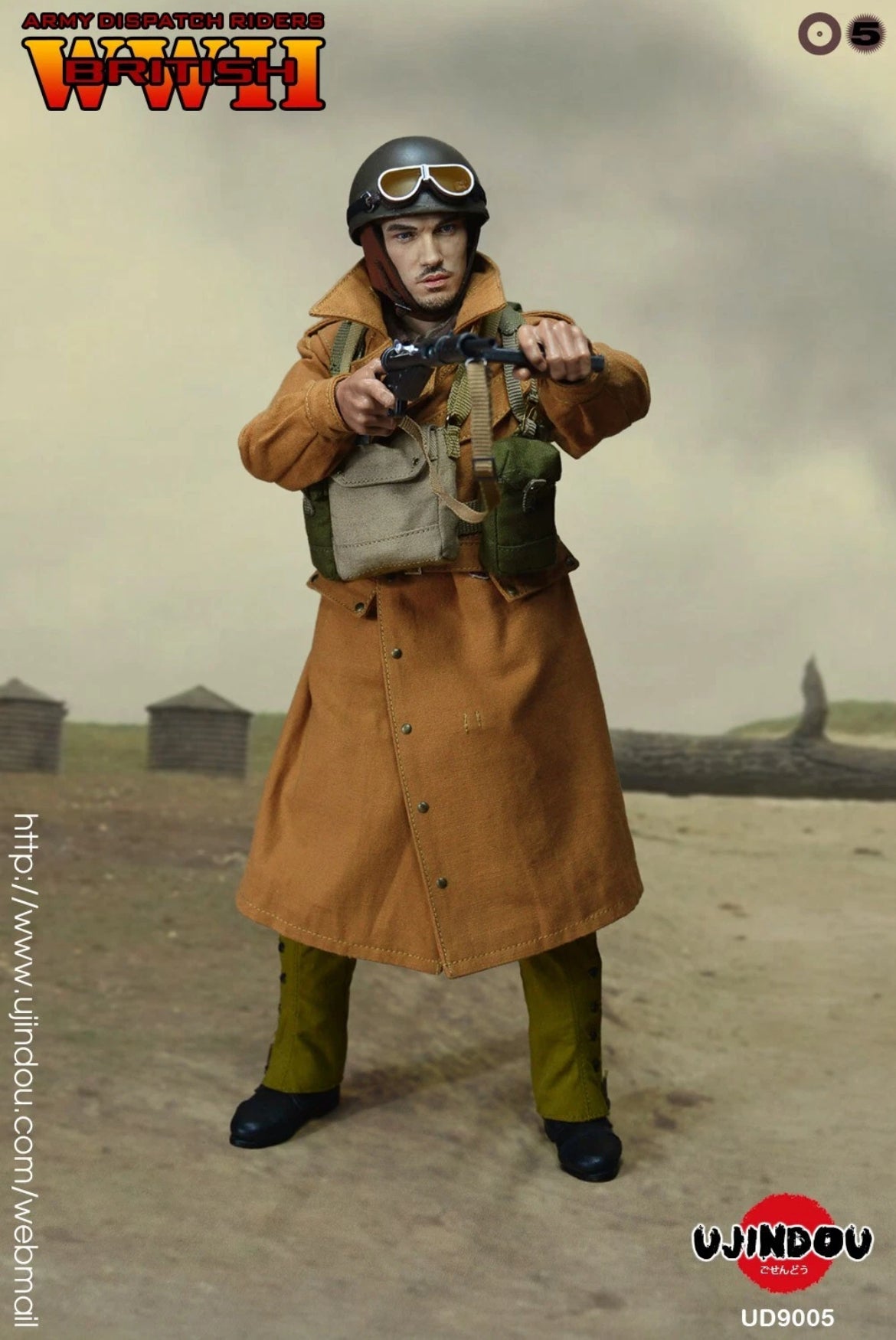 1/6 Scale WWII British Dispatch Rider - NIB Ujindou