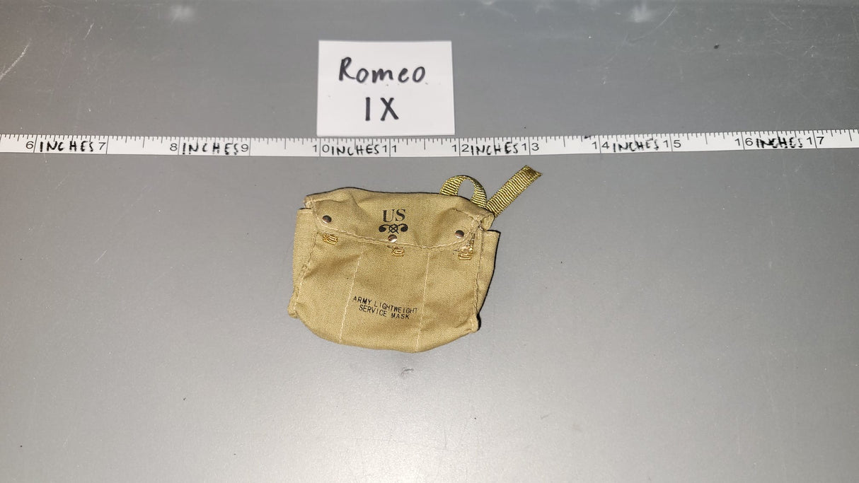 1/6 Scale WWII US Cloth Gas Mask Bag