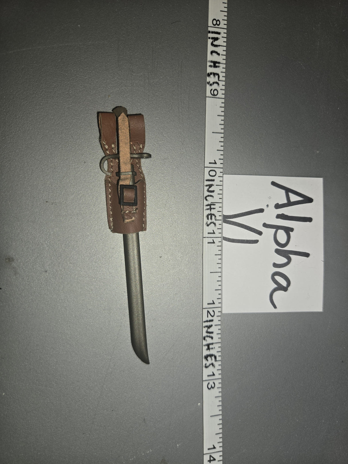 1/6 Scale WWII Japanese Metal Bayonet and Sheath - IQO