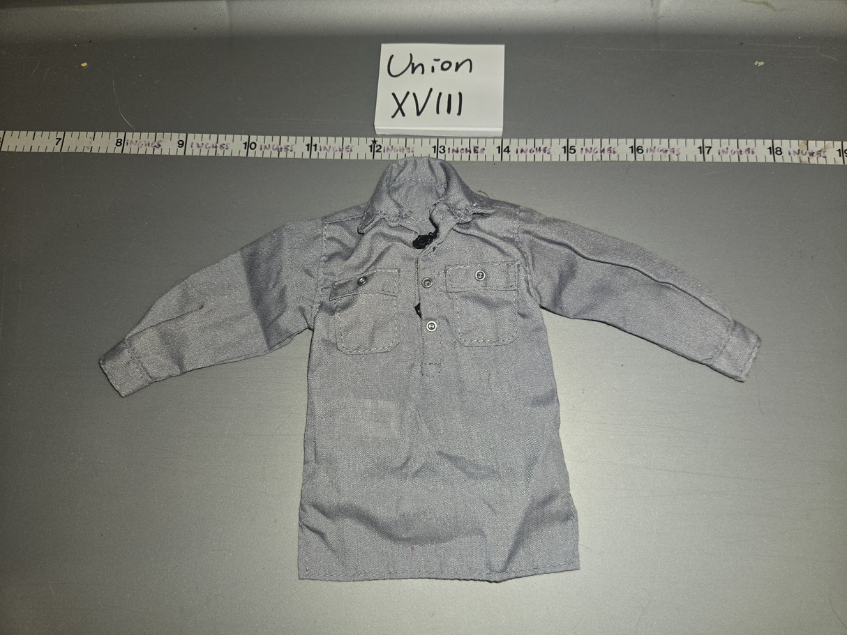1/6 Scale WWII German Grey Work Shirt