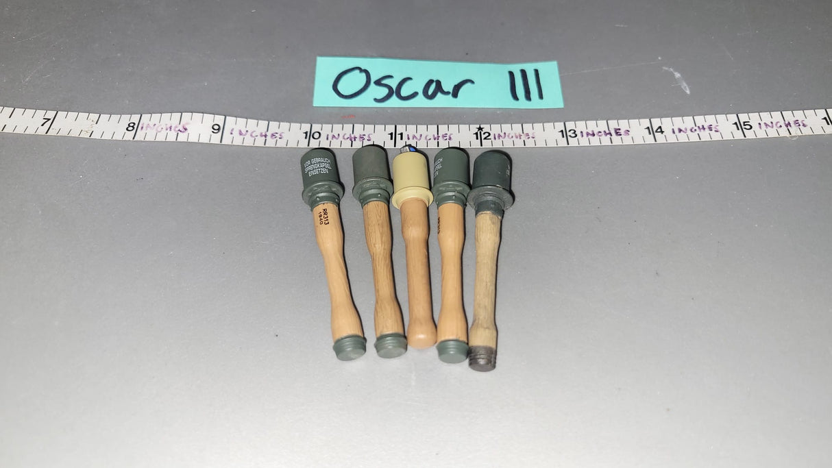 1/6 WWII German Grenade Lot