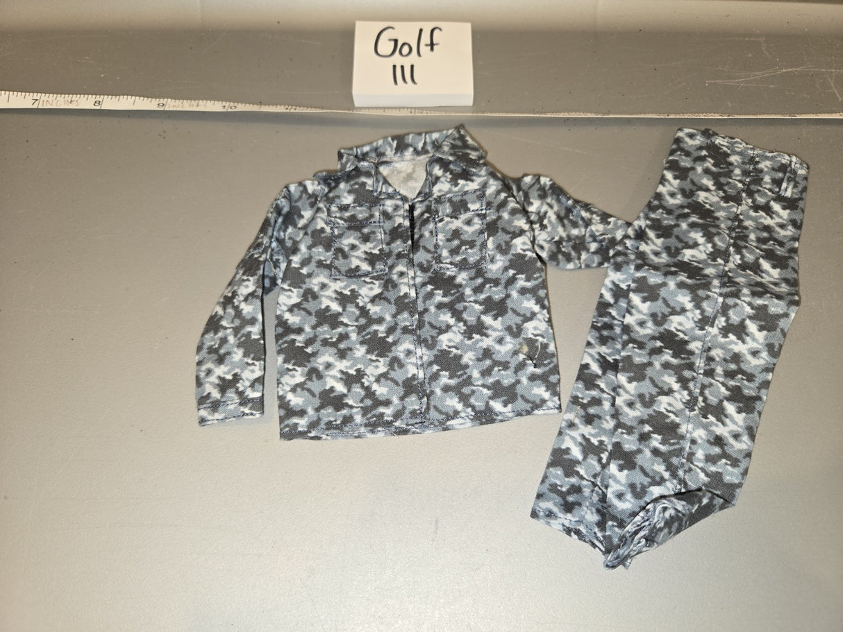 1/6 Scale Modern Era Urban Digital Camouflage BDU Uniform - Golf III