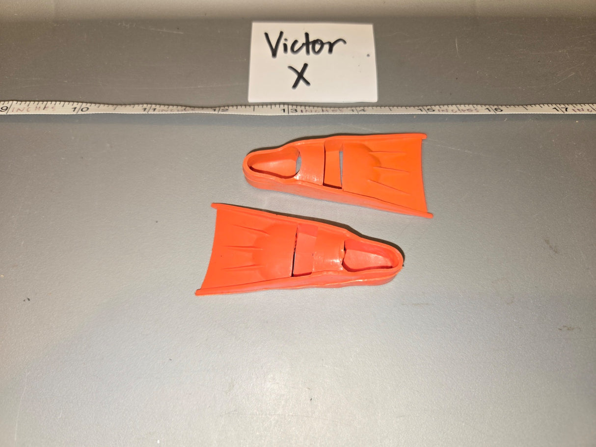 1/6 Scale Modern Era Scuba Swim Fins - Victor X