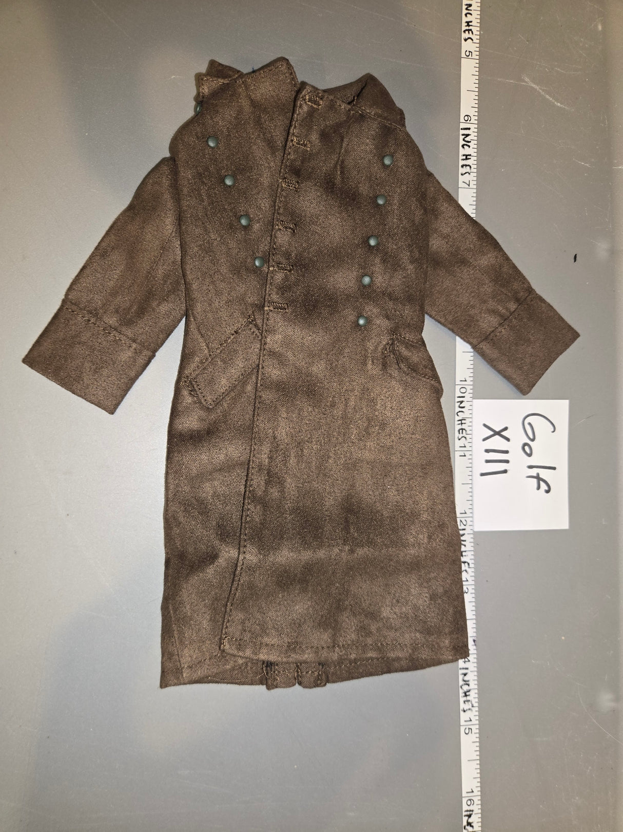 1/6 Scale WWII German Afrika Korps Brown Great Coat - DID