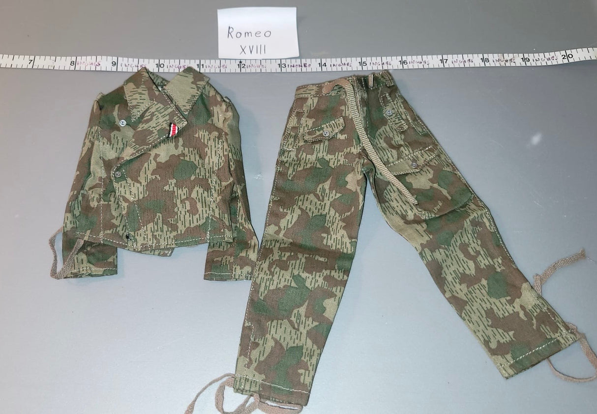 1/6 Scale WWII German Panzer Splinter Tanker Uniform