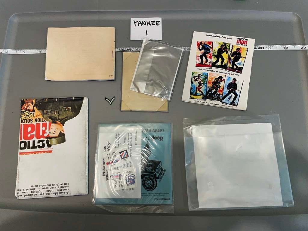 1:6 Scale Vintage Remake GI Joe Action Man Paperwork / Manuals