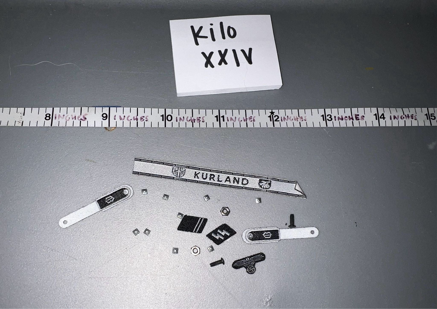 1/6 Scale WWII German Insignia Lot