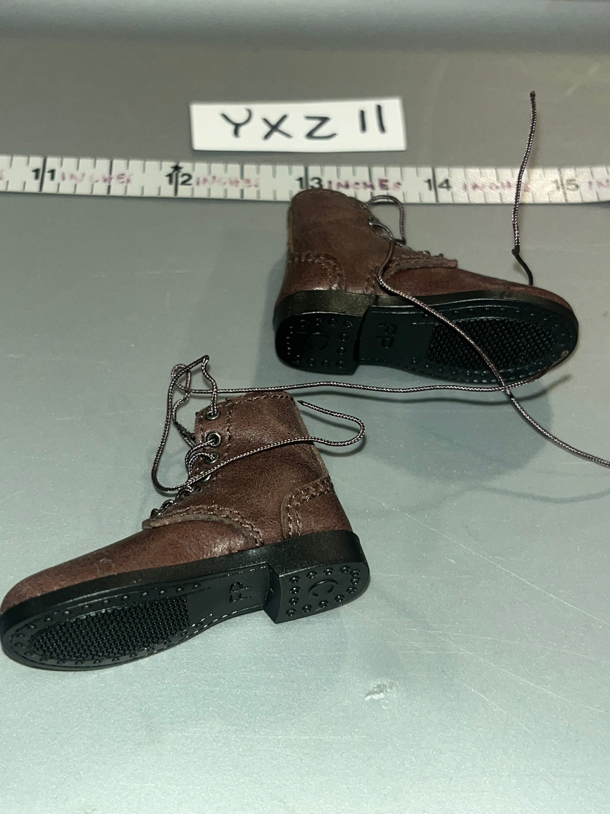 1:6 Scale WWII US Boondocker Boots - Ranger Private Caparzo - Facepool