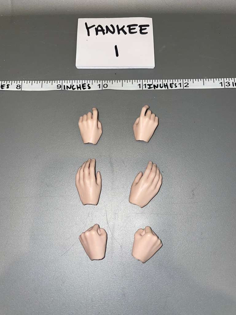 1:6 Scale Female Hand Lot - Flagset