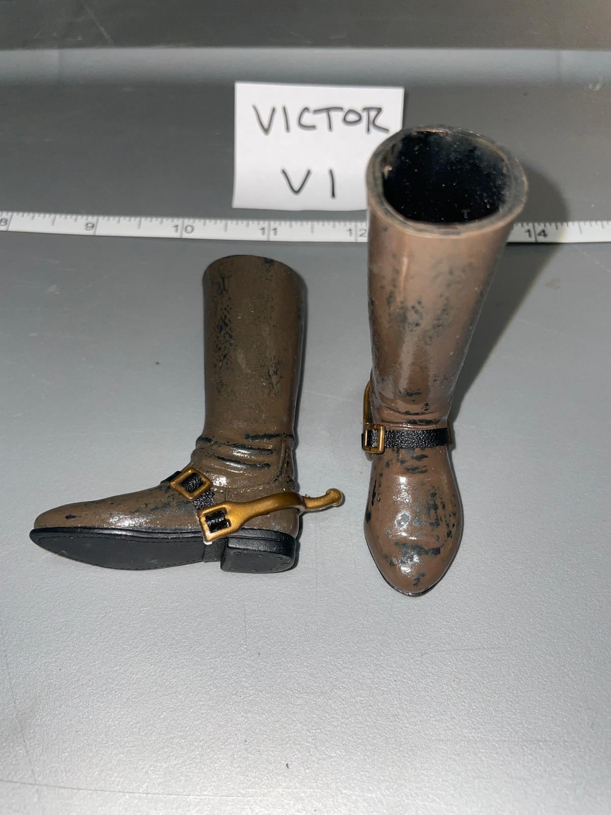 1/6 Scale Revolutionary War Napoleonic Western Boots
