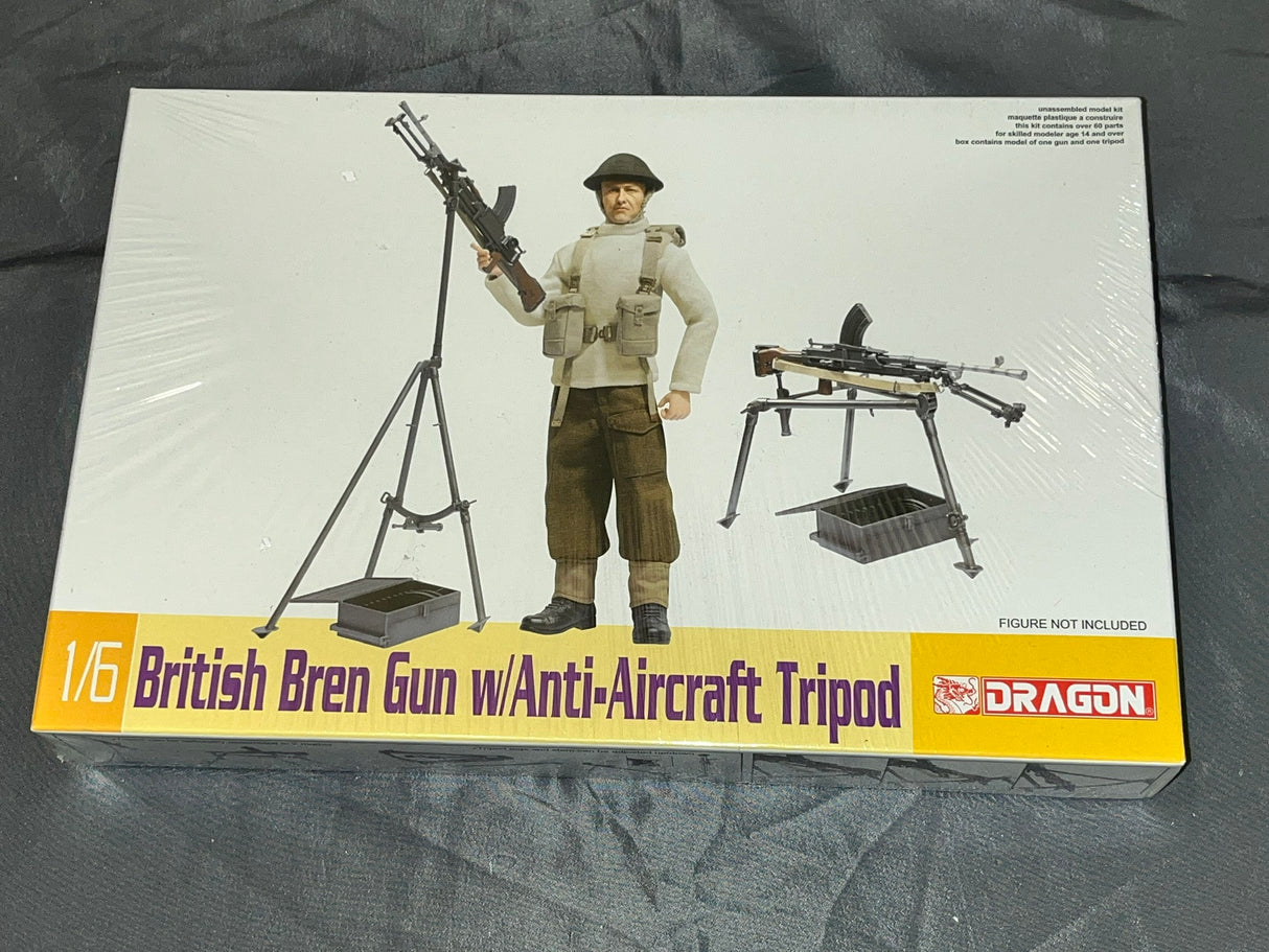 1/6 Scale WWII British Bren Gun Model Kit - Dragon