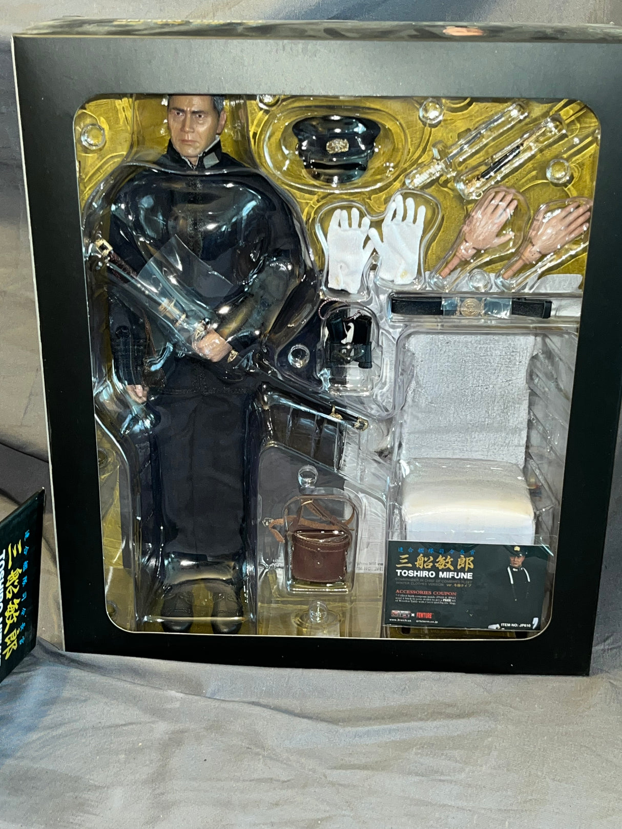 1/6 Scale DID WWII Japanese Toshiro Mifune - Commander and Chief of Combined Fleet Winter Dress - NIB