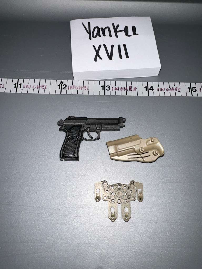 1/6 Scale Modern Pistol and Holster