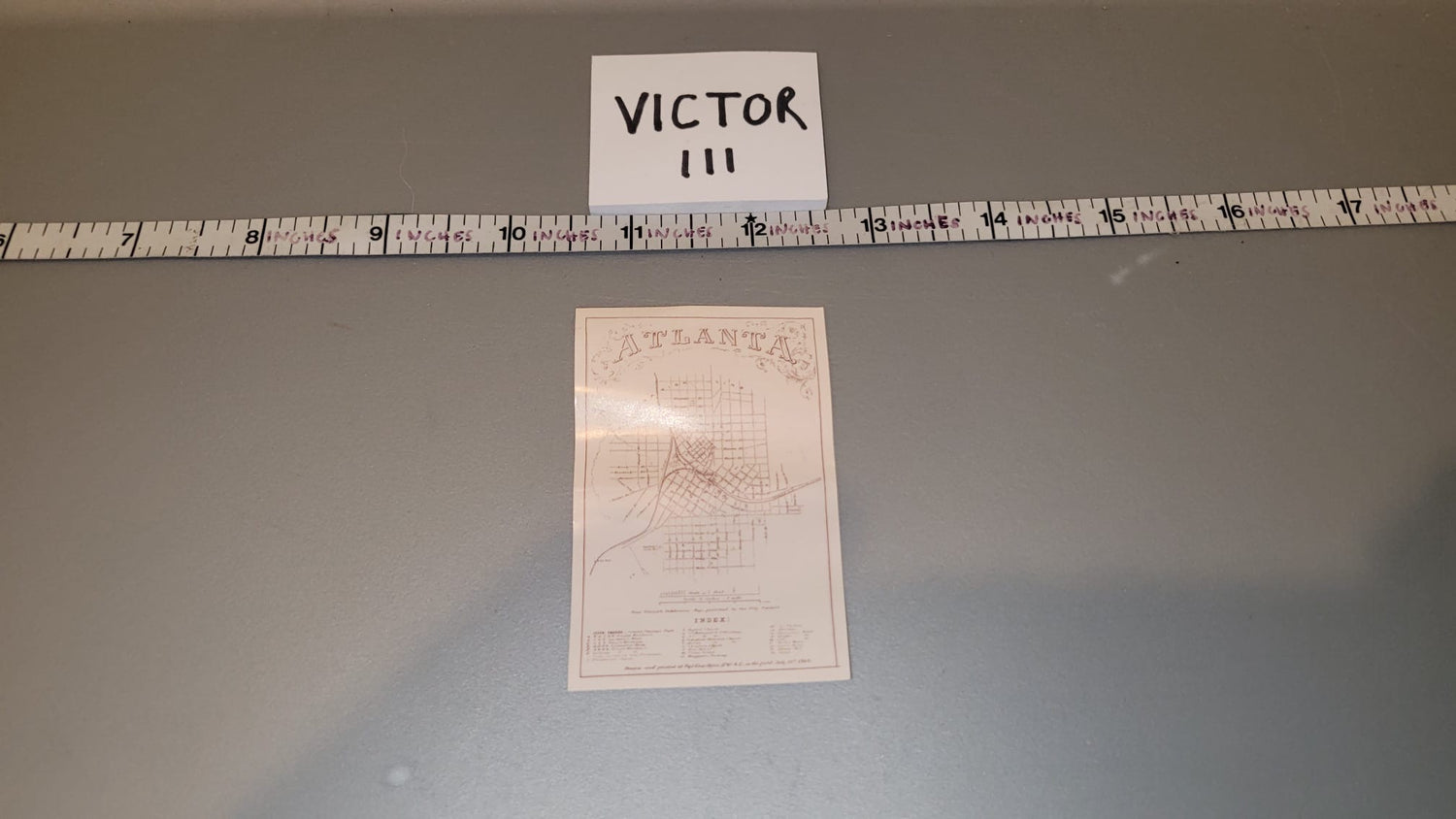 1/6 Scale Civil War Map