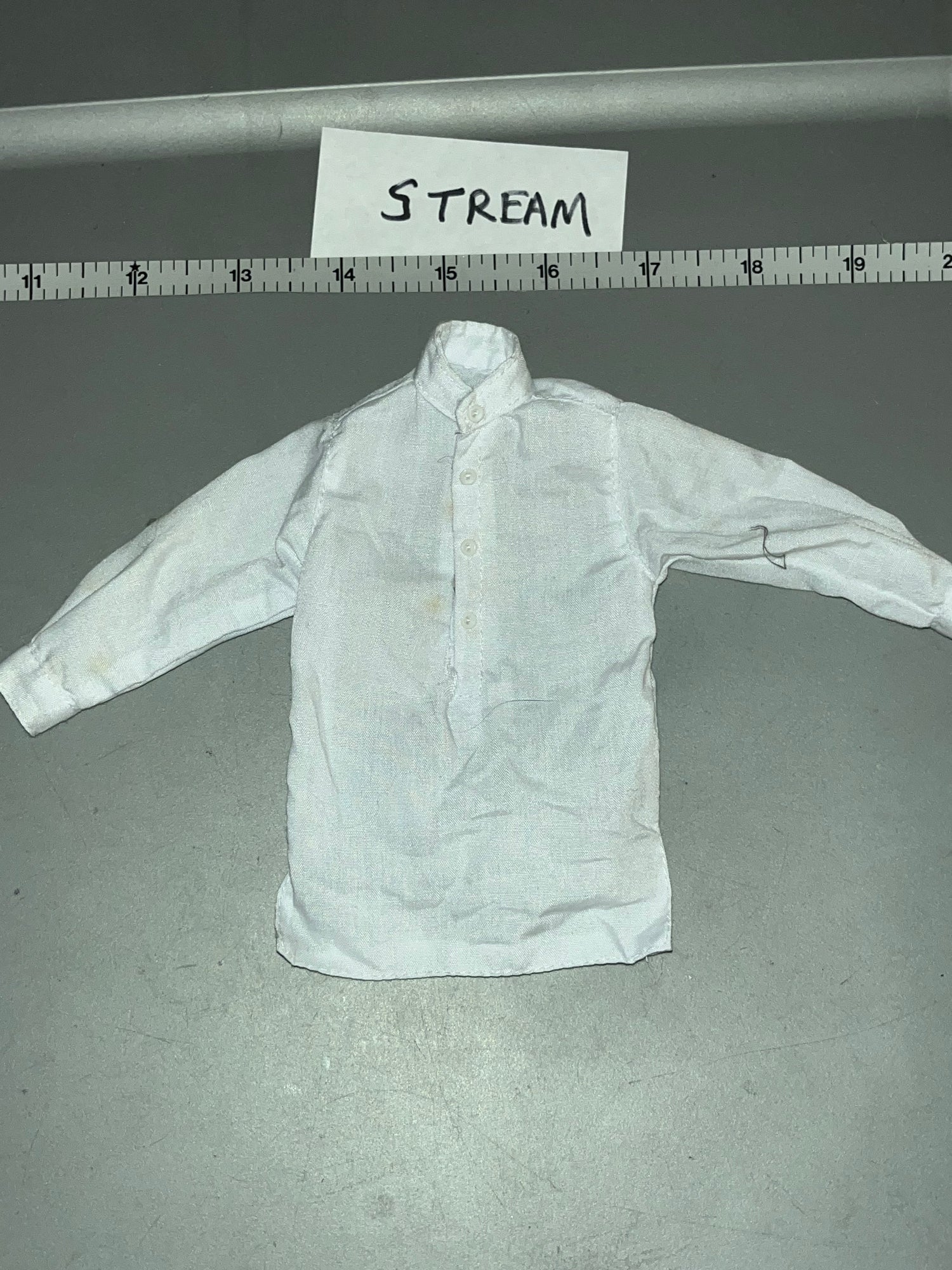 1/6 Scale WWII German White Dress Shirt