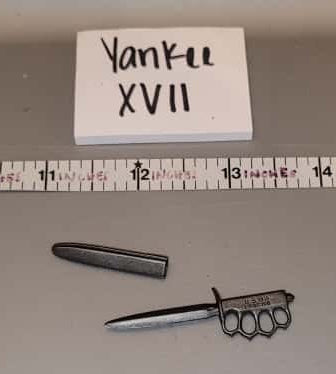 1:6 World War One WWII US Trench Fighting Knife