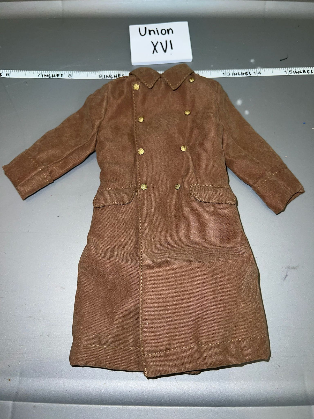 1/6 Scale WWII German Afrika Korps Brown Great Coat