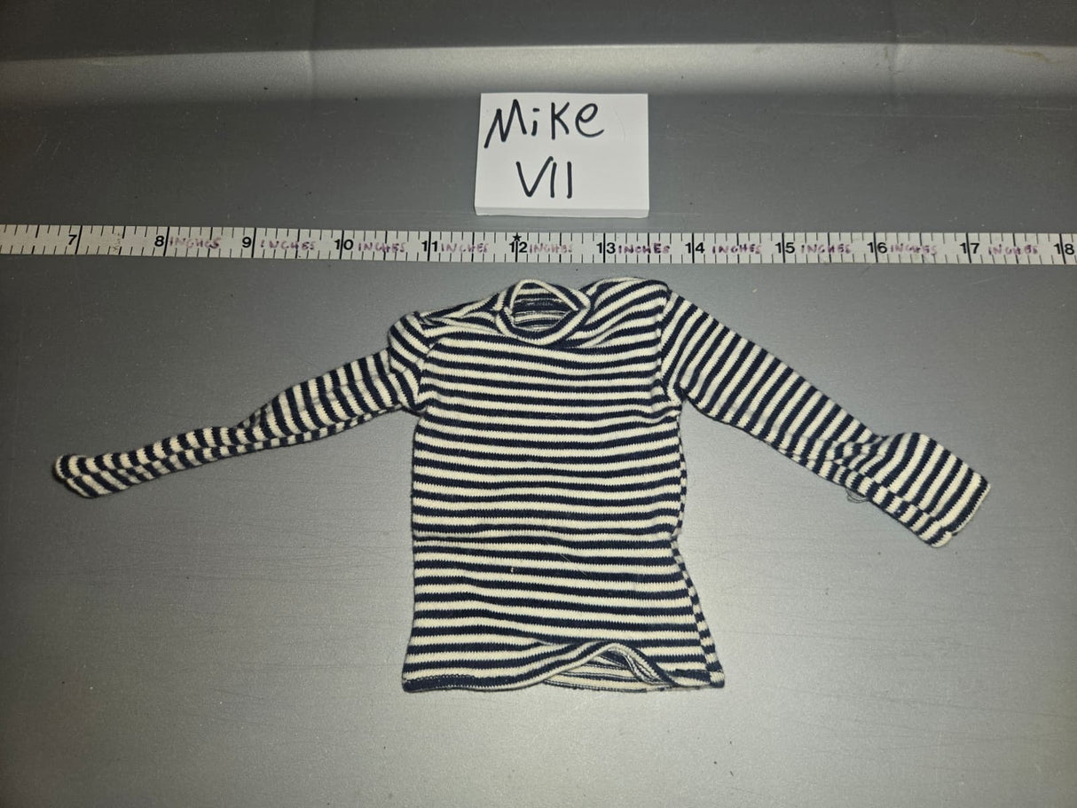 1:6 Scale WWII Russian Afghanistan Striped Shirt - Naval Infantry