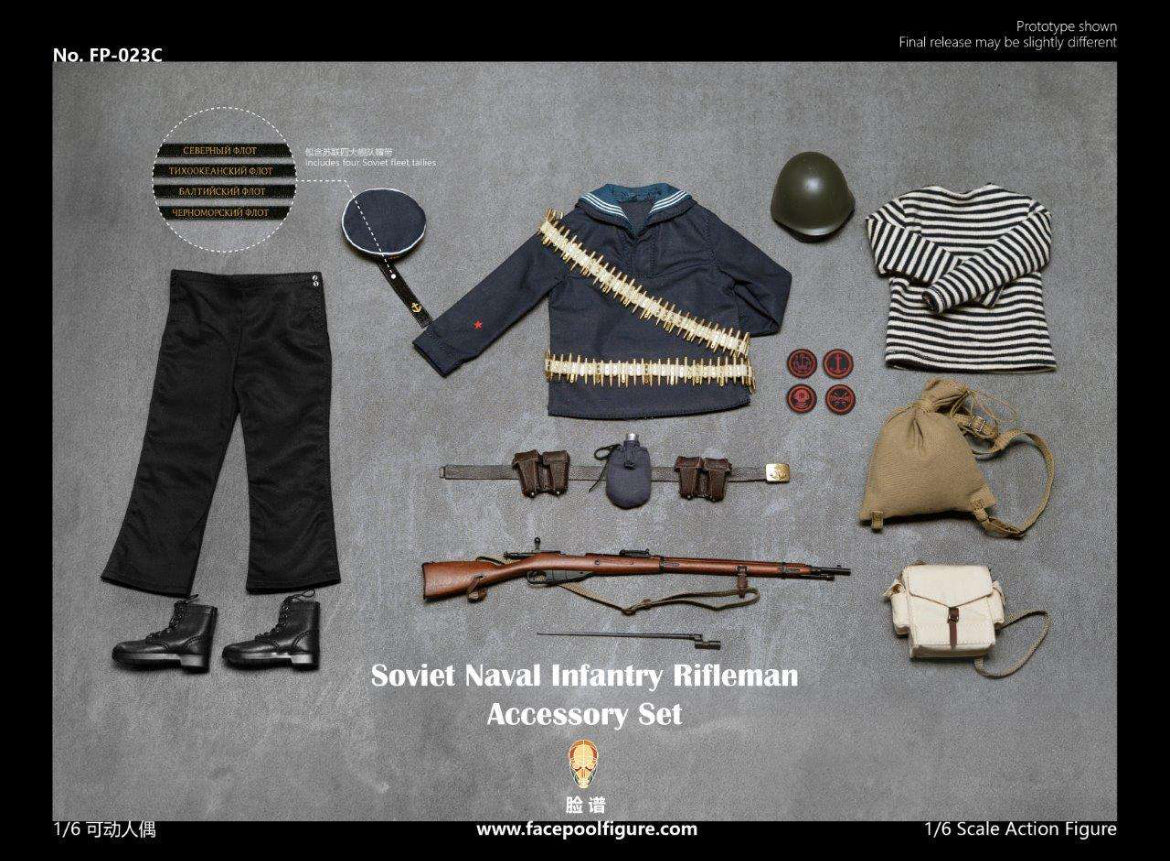 *Preorder* FacePool - Soviet Naval Infantry Rifleman Accessory Uniform Set FP-023C