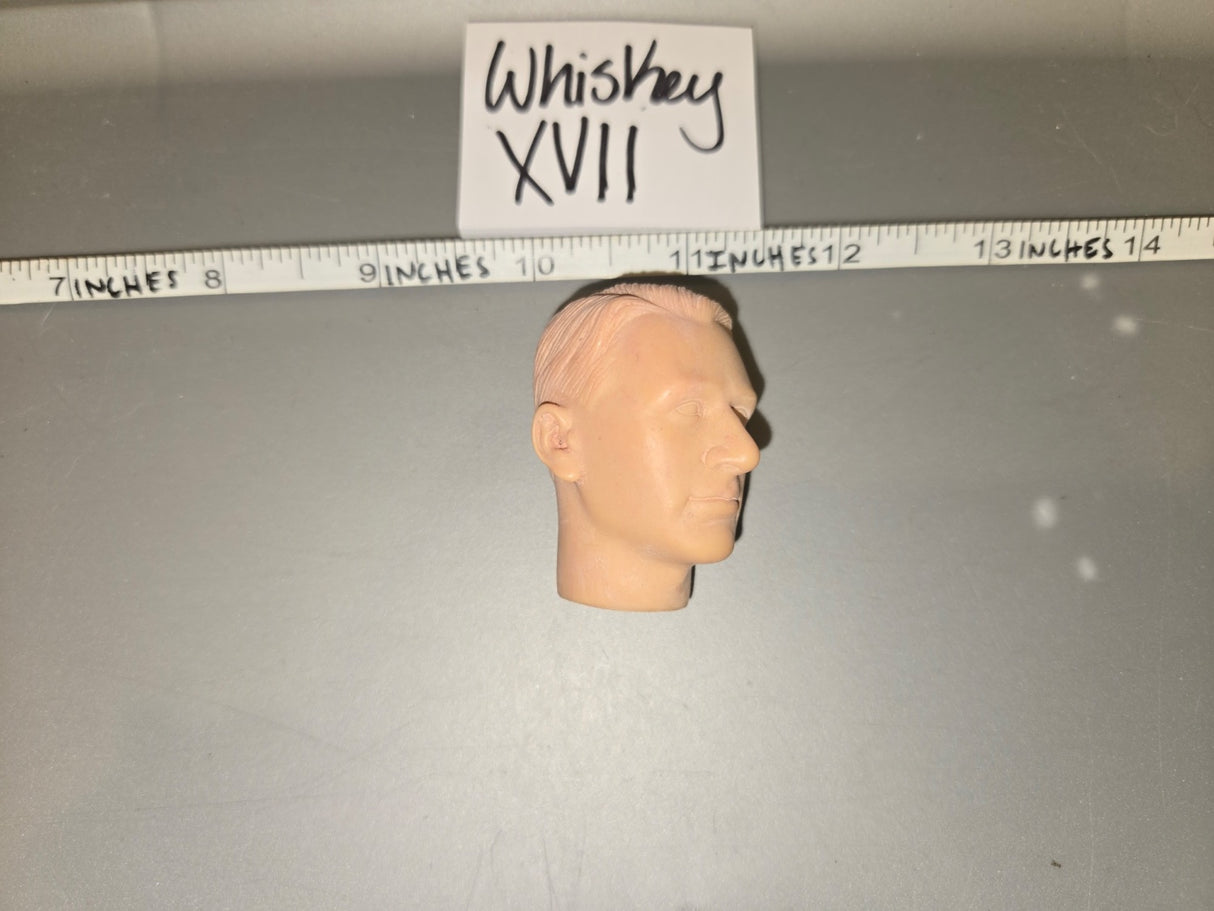 1/6 Scale WWII German Unpainted Head Sculpt - Whiskey XVII