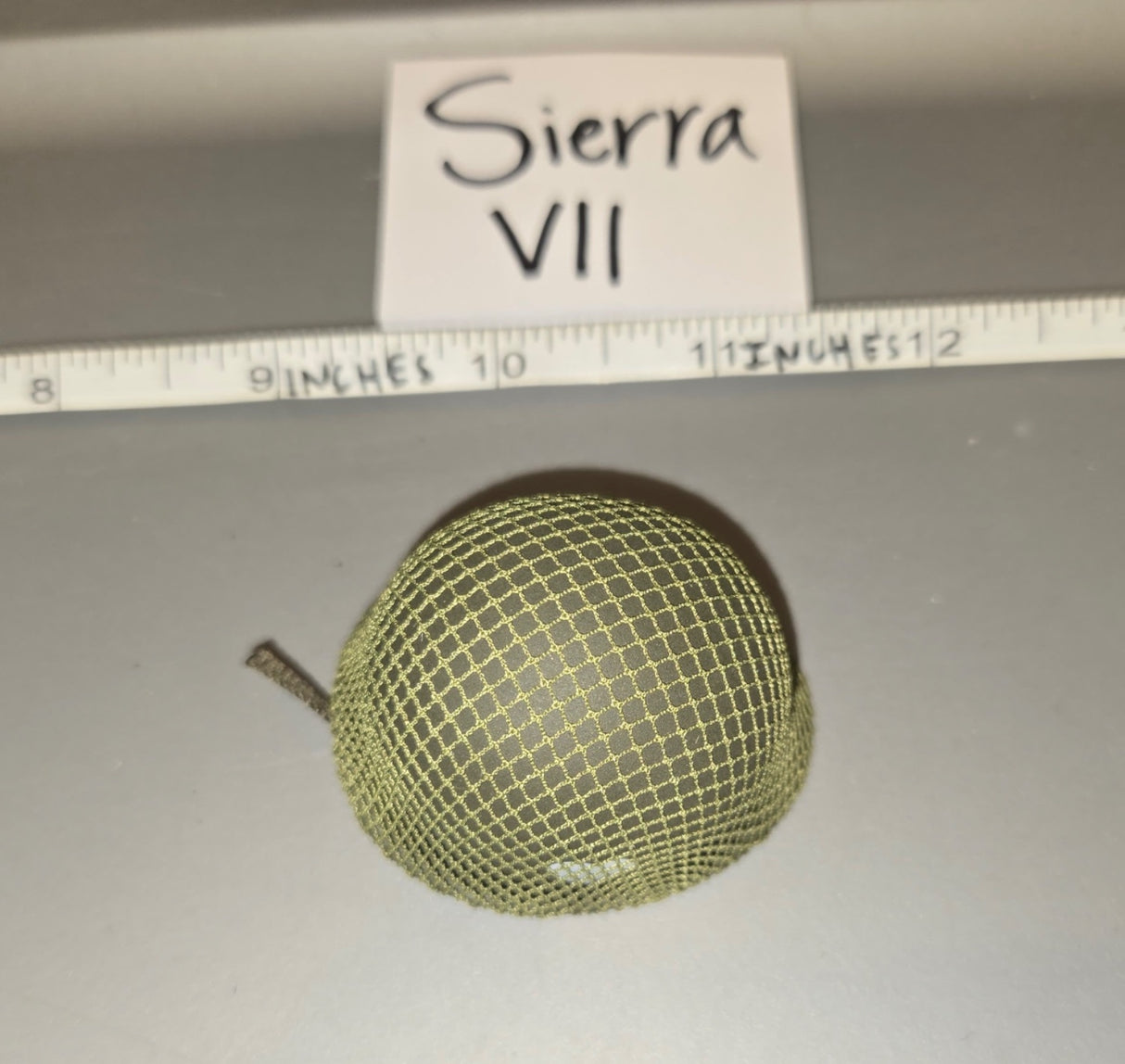 1/6 Scale WWII US M1 Helmet with Net Cover - Sierra VII