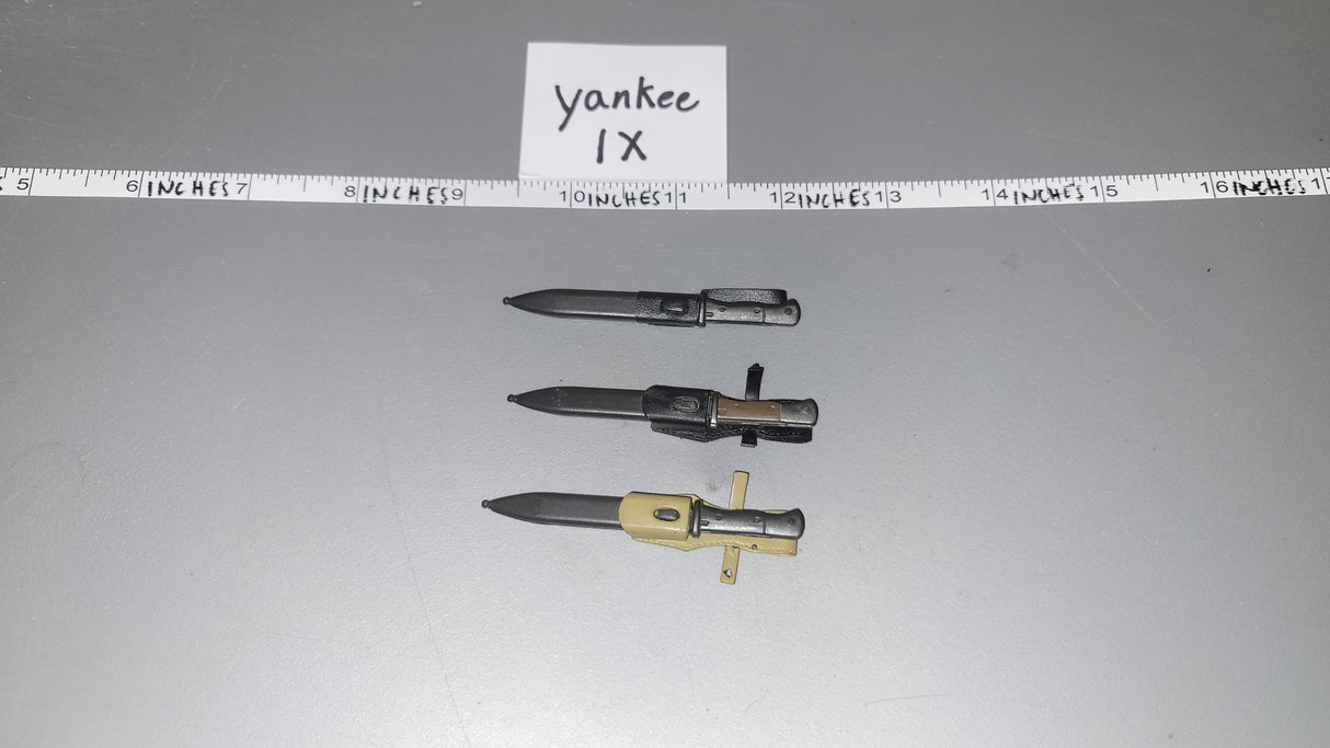 1/6 Scale WWII German Bayonet Lot