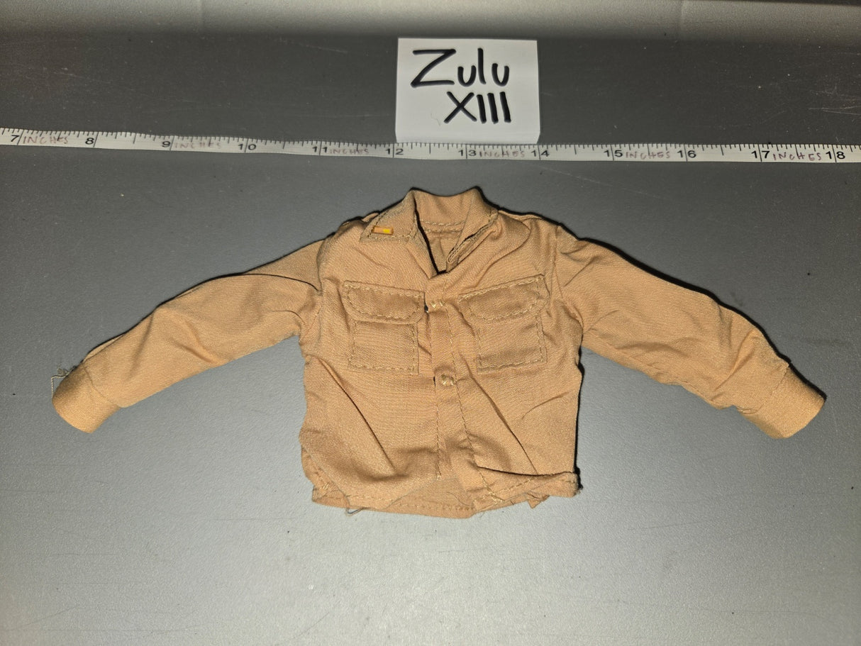 1/6 Scale WWII US Army Khaki Service Shirt - Zulu XIII